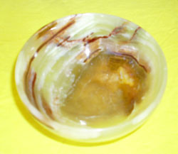 Schale Onyxmarmor Ø 10cm, h=3,7cm