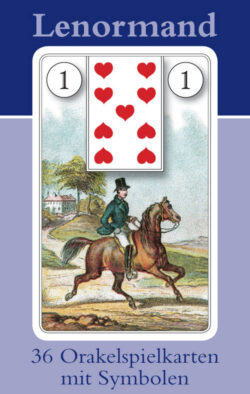 Lenormand Orakelspielkarten mit Kartenbildern