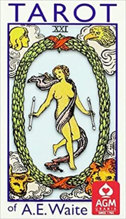 Rider Tarot STANDARD blue Edition (Englisch)  7 x 12 cm