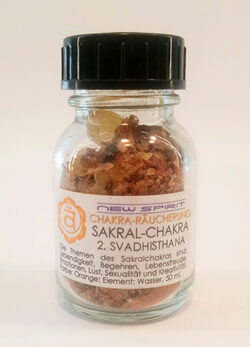 Chakra 2 Sakralchakra Räuchermischung 50ml