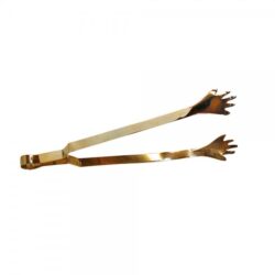 Holzkohlezange mit Hand 16 cm