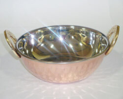 Kupferschale "Kadhai"