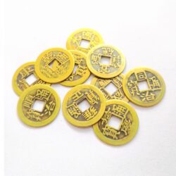 Glücksmünze Messing 2,5 cm