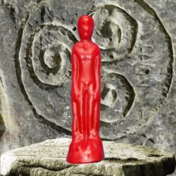 Figurenkerze Mann rot