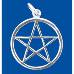 Silberanhänger Pentagramm groß 25mm