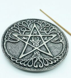 Räucherstäbchenhalter Pentagramm Tree Metall