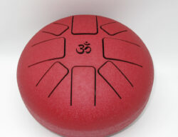 OM Tongue Drum Red  Ø 22cm