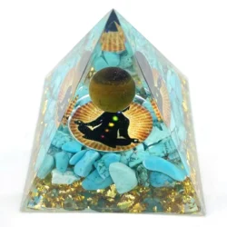 Orgonit Pyramide Türkis (Howlith)