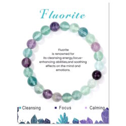 Buddha Beads Armband Fluorit