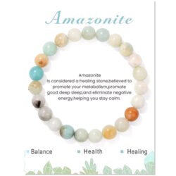 Buddha Beads Armband Amazonit