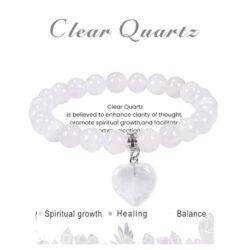 Buddha Beads Armband Bergkristall