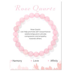 Buddha Beads Armband Rosenquarz