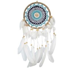 Traumfänger Sisil Natur gehäkeltern Netz 22x60cm