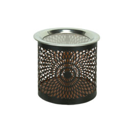 Räuchergefäß Metall mit Sieb Ø 8 x 8 cm
