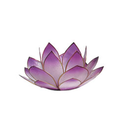 Lotus Licht Sonnenaufgang Capiz lavendel