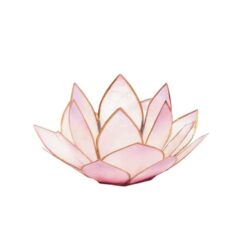 Lotus Licht Sonnenaufgang Capiz soft rose