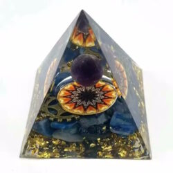 Orgonit Pyramide Amethyst Kugel/Mandala