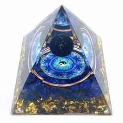 Orgonit Pyramide Sodalith Yin Yang Kugel gross
