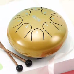 Tongue Drum  Ø 15cm gold D5