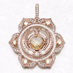 Anhänger Svadisthana Chakra 925er Silber 4,5cm