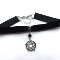 Pentagramm 3 cm mit Halsband