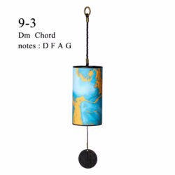 Windchime Bambus hell blau D,F,A,G Merkur