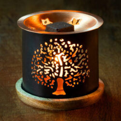 Metal incense Burner Tree of Life