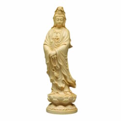Quan Yin Figur Holz 12cm