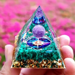Orgonit Pyramide Kugel Amethyst