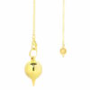 pendel tropfen gold