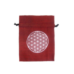 Baumwollbeutel BdL 11x15 cm maroon