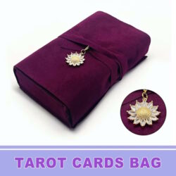 Flanellbeutel für Tarotkarten 12,5x7,5cm
