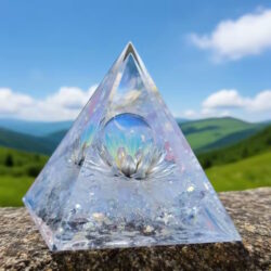 Orgonit Pyramide Lotos 6 cm