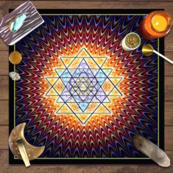 Altartuch Sri Yantra 49 x 49 cm